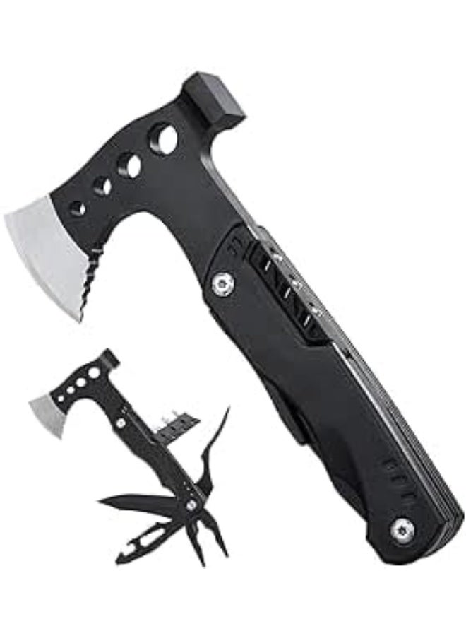 فأس ومطرقة وأداة متعددة الاستخدامات للتخييم والصيد، فكرة هدية مميزة للصيادين والأجداد. - Image 1